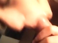 Hawt blond opens wide for his cum