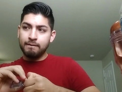 Fleshlight Turbo Thrust Unboxing  Test Masturbation Cumming Latino Daddy