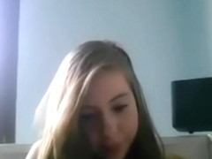 Big tittied brunette masturbating