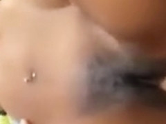 Young black teen good blowjob and fucking in big white dick