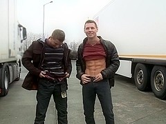 Tight gay anal is fucked