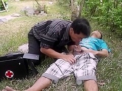 DoctorTwink Video: Mouth to cock resuscitation