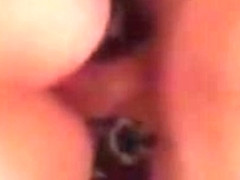 Guy starts by playing with GF pussy and ends in fucking her