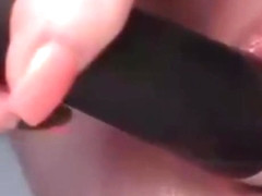 Masturbating beautiful shaved junior pussy