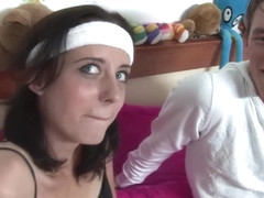 Nice-looking Wench Sucked And Drilled A Large Penis