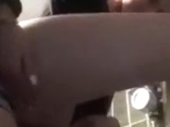 Blonde stepsister anal fuck at the laudry room