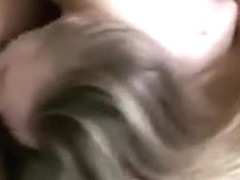 yummy blond girl friend licks large dick