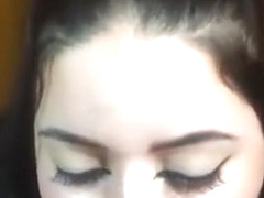 Amateur fat blows a big dick