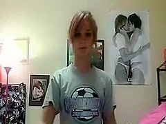 Dancing and showing off on a webcam