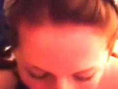 Redhead takes cock deep until she makes it cum