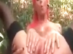 Whore Gets Anally Fucked In Woods