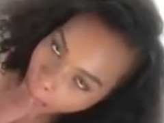 Black Ex Girlfriend Jordin Dayes Giving Wicked Blowjob Pov