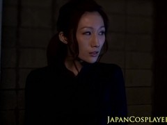 Busty japanese thief pussyfuck punishment