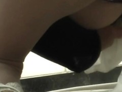 Hidden toilet pooping and pissing from amateur females