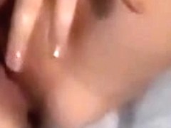 My bbw amateur darling sent me her private porn video clip, which shows her rubbing her slippery b.