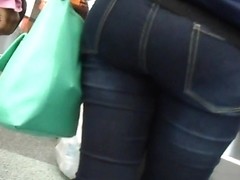 Ferry Ebony Ass Creeped 1 of 2 Did I Get A Good Creep Here?!