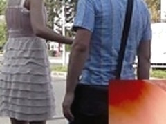 Incredible girlfriend upskirt