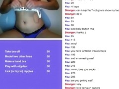 18yo american girl loves exposing herself naked to strangers on omegle