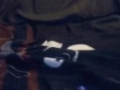 Jim touches with lust my sexy tits