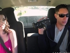 Lost teen fucks in truck trunk