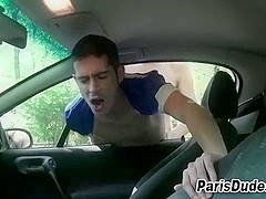 European amateurs cum outdoors