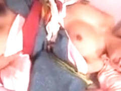 Stunning Chinatsu Gets Her Big Boobs And Hairy Pussy Played