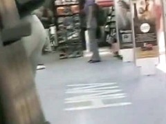 Non-nude voyeur video of sexy girls walking around a mall