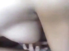 hot Blackhaired college girl creampied by old guy