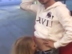 getting a random blowjob in a gas station in germany