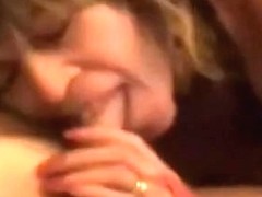 hungry wife blows a allies penis whilst her spouse sits back and watches