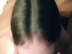 Giving a head to chunky hubby