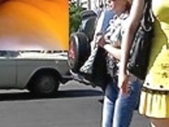 Playgirl should fix her belt up petticoat