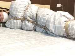 Asian Girl Blanketed