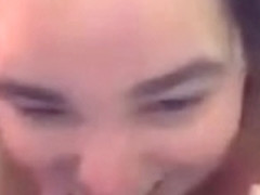 Sexy chubby mom housework