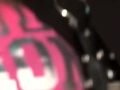 Sexy babes get naughty in the restroom