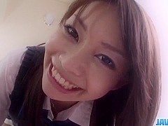 Sakura Anna young bimbo loves sucking cock