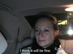 Cheated girlfriend banged in fake taxi for revenge