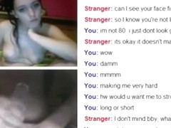 girl wants to be a serf on omegle. his wish is her command !!!