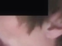 Repost of an old movie scene. Oral-Stimulation in the garage with a cum gulp at the end.