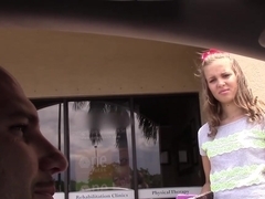 ExxxtraSmall - Brace-Faced Spinner Gets Fucked on Fathers Day