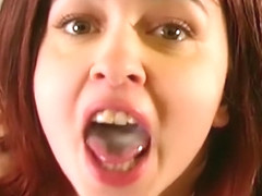 Teen slut Britney: 1990s used condom Cum Swallowing and dirty Ass to Mouth