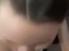 20yr old Molly gets a thick facial