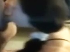 Honey lady sucking my large dick