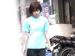 Japanese sharking video with an adorable skinny gal