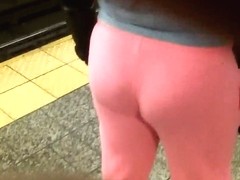 Pinks sweat vpl booty