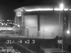 Security cam tapes a guy fucking a girl doggystyle and he gets busted by the cops