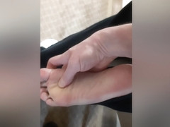 Mature Wife Wooden Clogs Feet Tickling Slapping