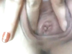Cam friend has cum in her pussy 2