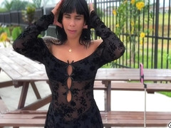 Big-assed Stepsister-in-law Sayafit Invites Her Stepsisters Boyfriend To Secretly Record Porn Videos