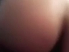 I'm in amateur pov vid, riding a stiff schlong of my bf